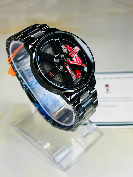 Skmei Red Vossen Ace Dial Wheel Watch