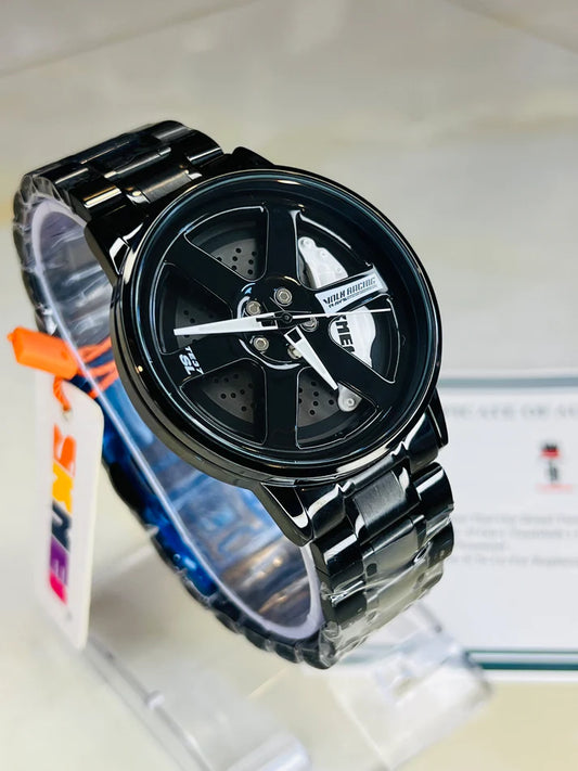 Skmei White Vossen Ace Dial Wheel Watch