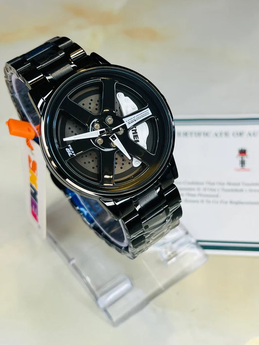 Skmei White Vossen Ace Dial Wheel Watch
